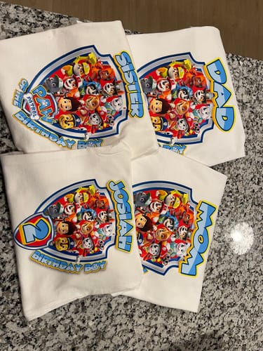 Customer photo review of Build Your Own DTF Gang Sheet
