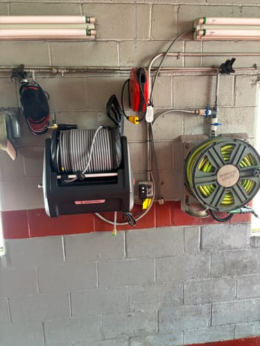 Customer photo review of Grandfalls Retractable Pressure Washer - All Models
