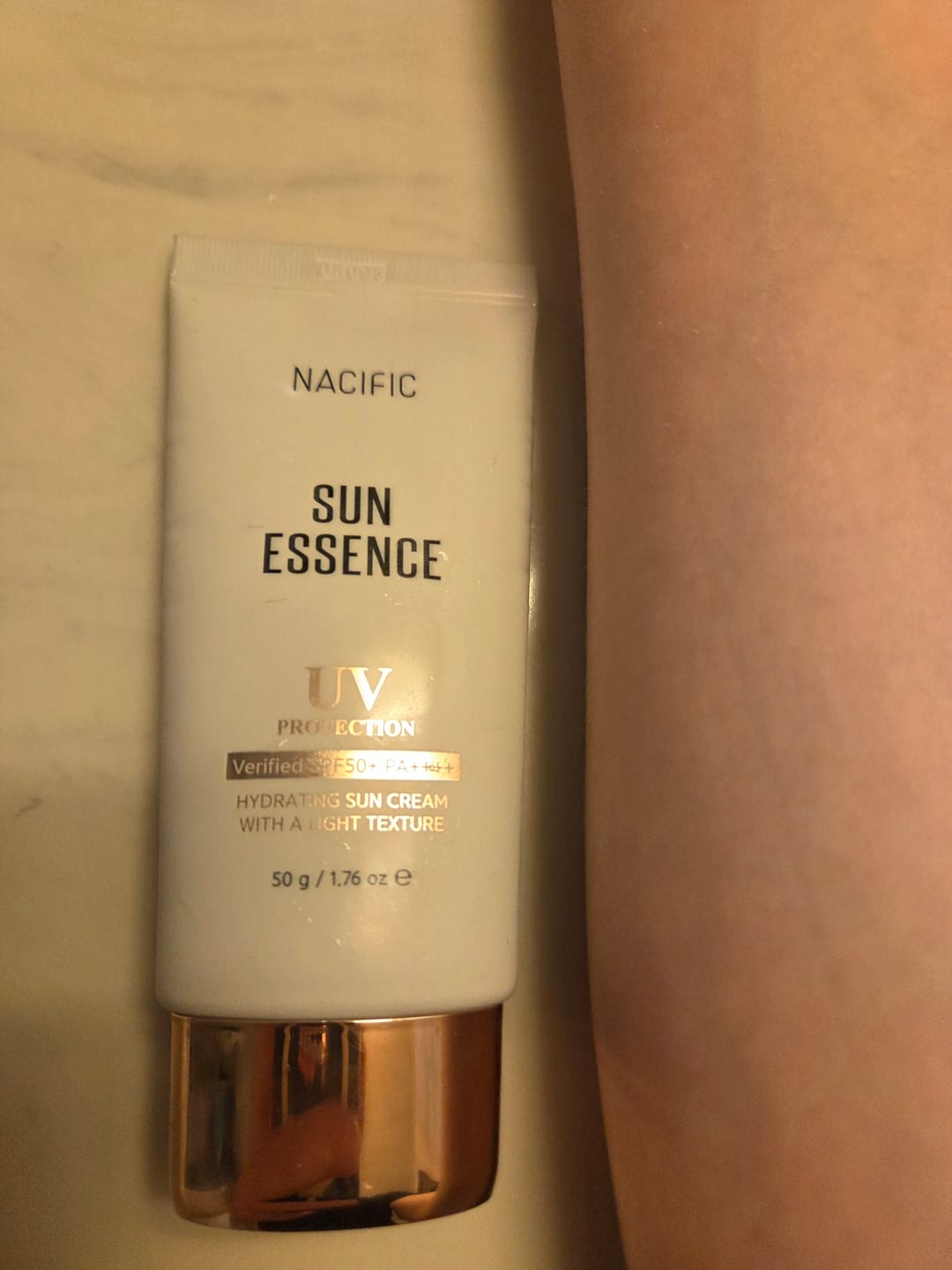 Customer photo review of Nacific Sun Essence Solkrem SPF50+ (50g)