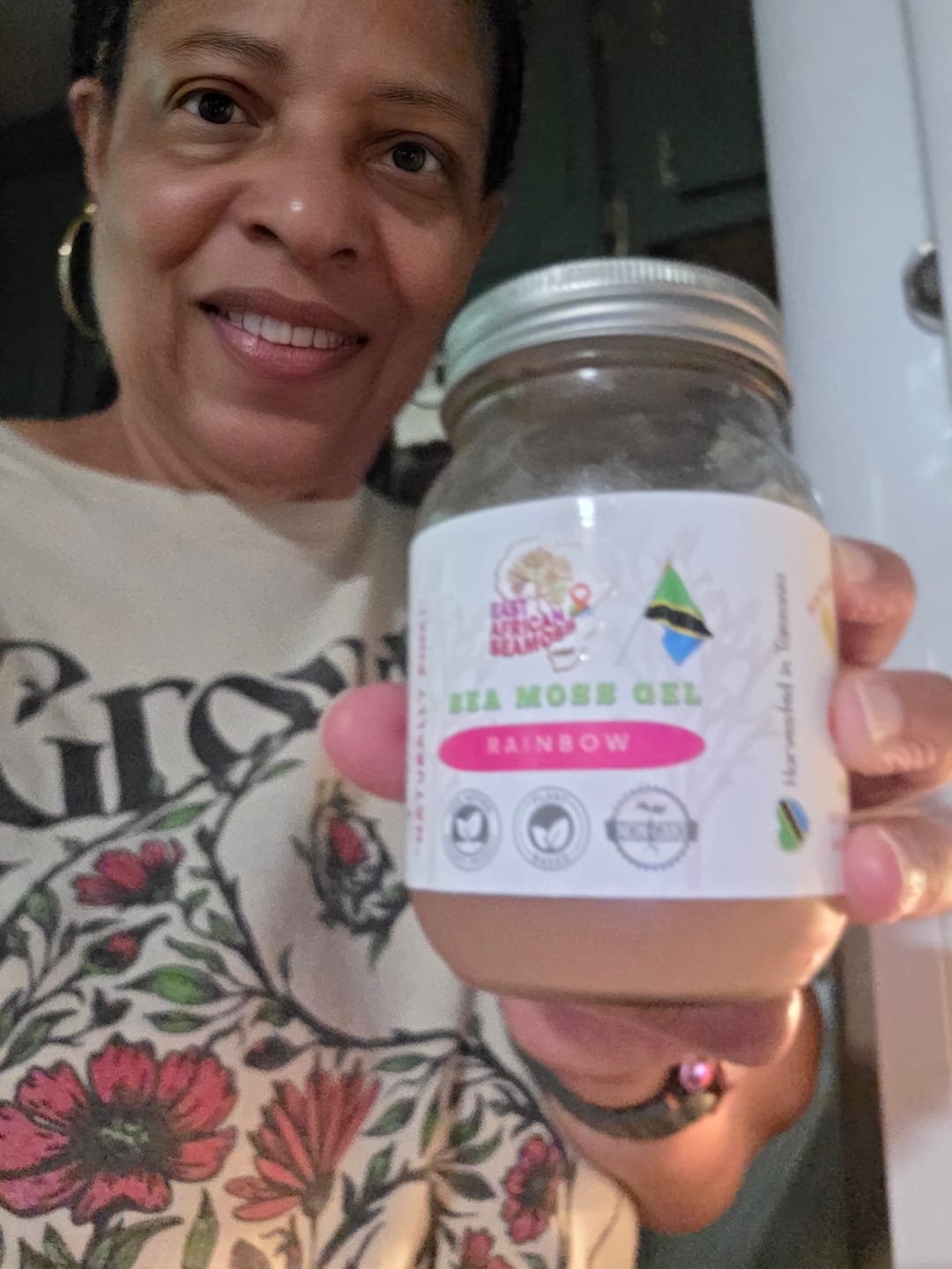 Customer photo review of RAINBOW Sea Moss Gel (unflavored)