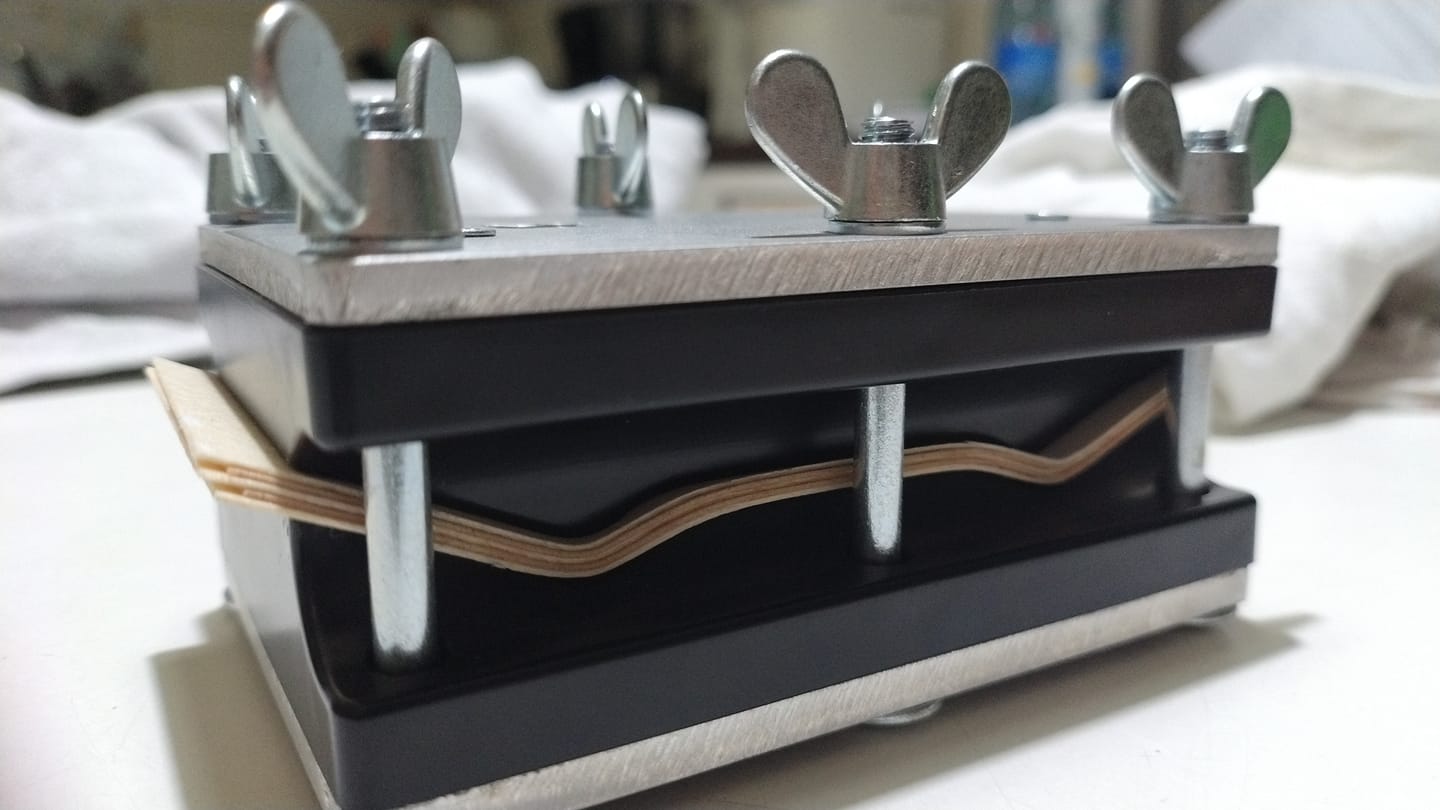 Customer photo review of Colored Fingerboard Veneer - 6 Boards