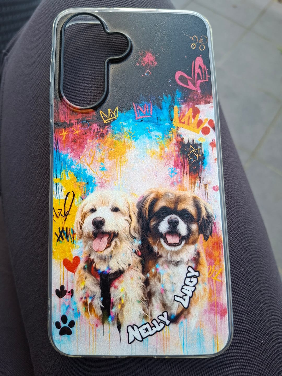 Customer photo review of Personalisierte Handyhülle - Graffiti