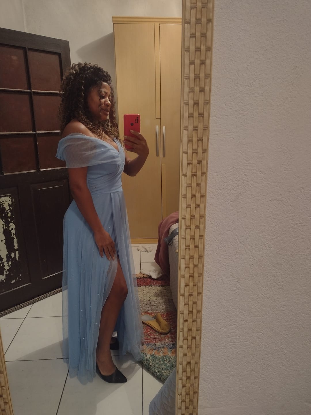 Customer photo review of Lace Front Bio Fibra - Valeria - Morena Iluminada RT2/8/30