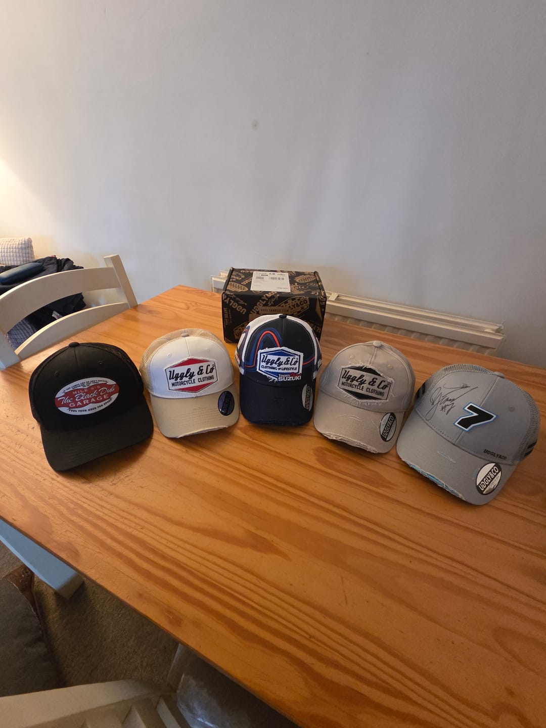 Customer photo review of Team Classic Suzuki x Diamond Trucker Hat
