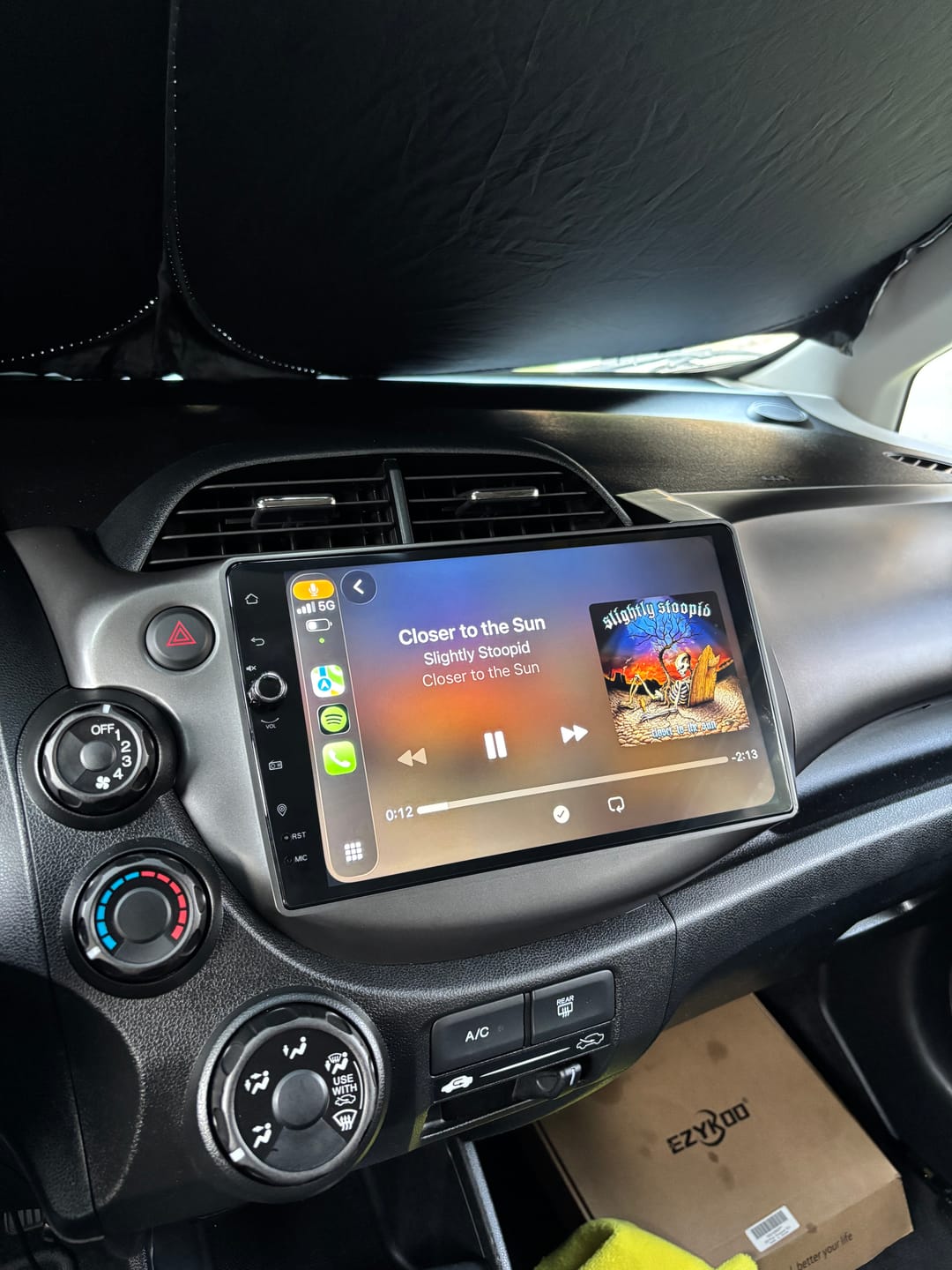 Customer photo review of Honda Jazz/Fit 2008-2013 — Premium 10.1” CarPlay & Android Auto Head Unit