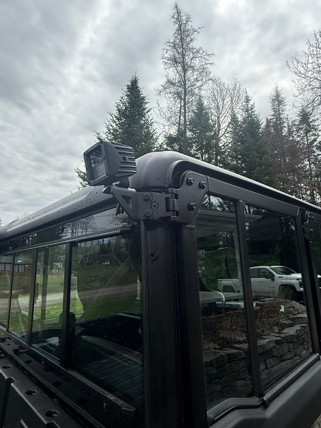 Customer photo review of CFMoto UForce U10 PRO — Rear Cube Light Mounting Brackets