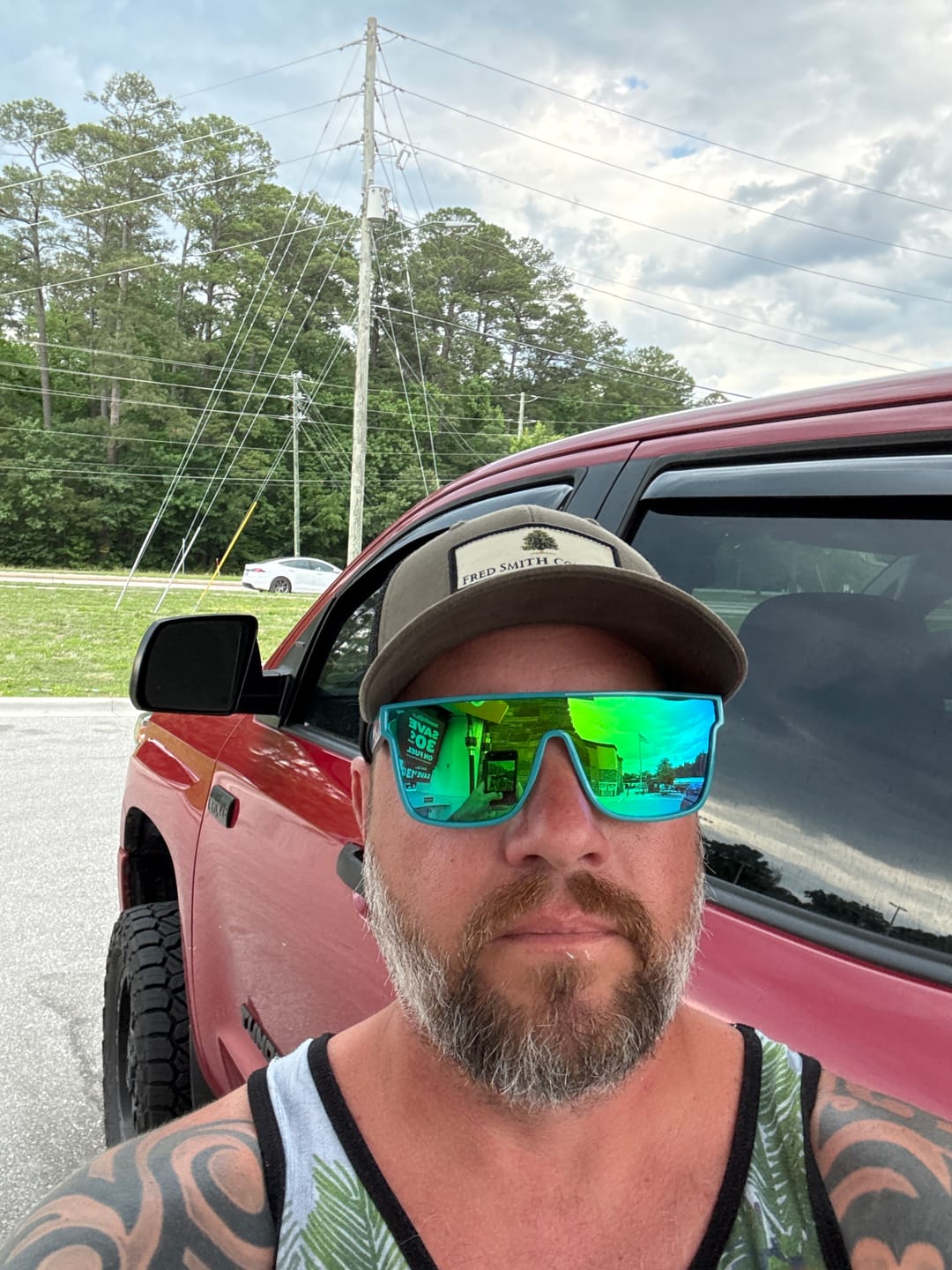 Customer photo review of 80Eighty® Polarized Bay Sunglasses