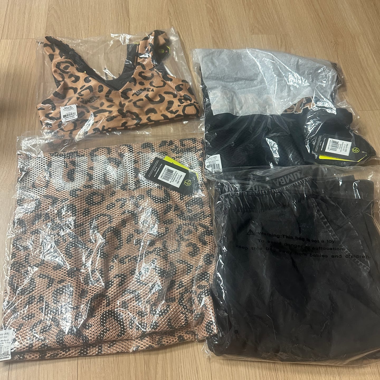 Customer photo review of Zumba Wildbeat Oversized Mesh Top