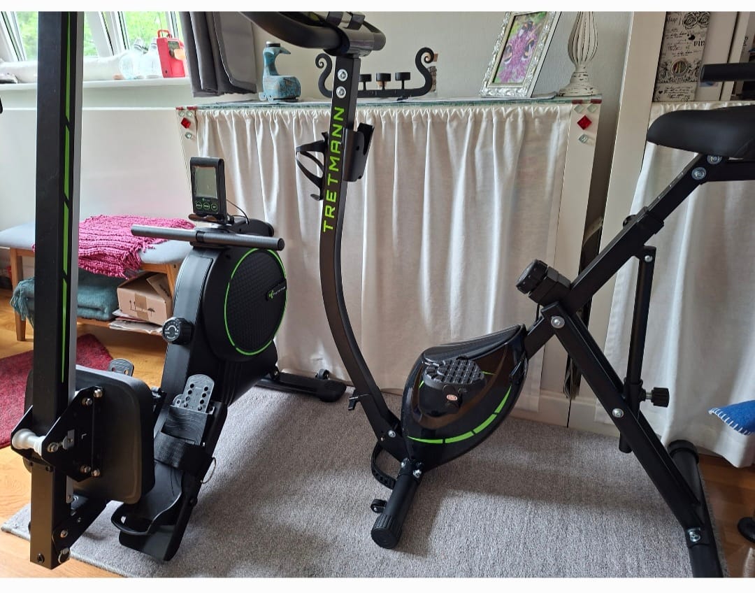 Customer photo review of Tretmann RIDE- Heimtrainer mit tiefem Einstieg