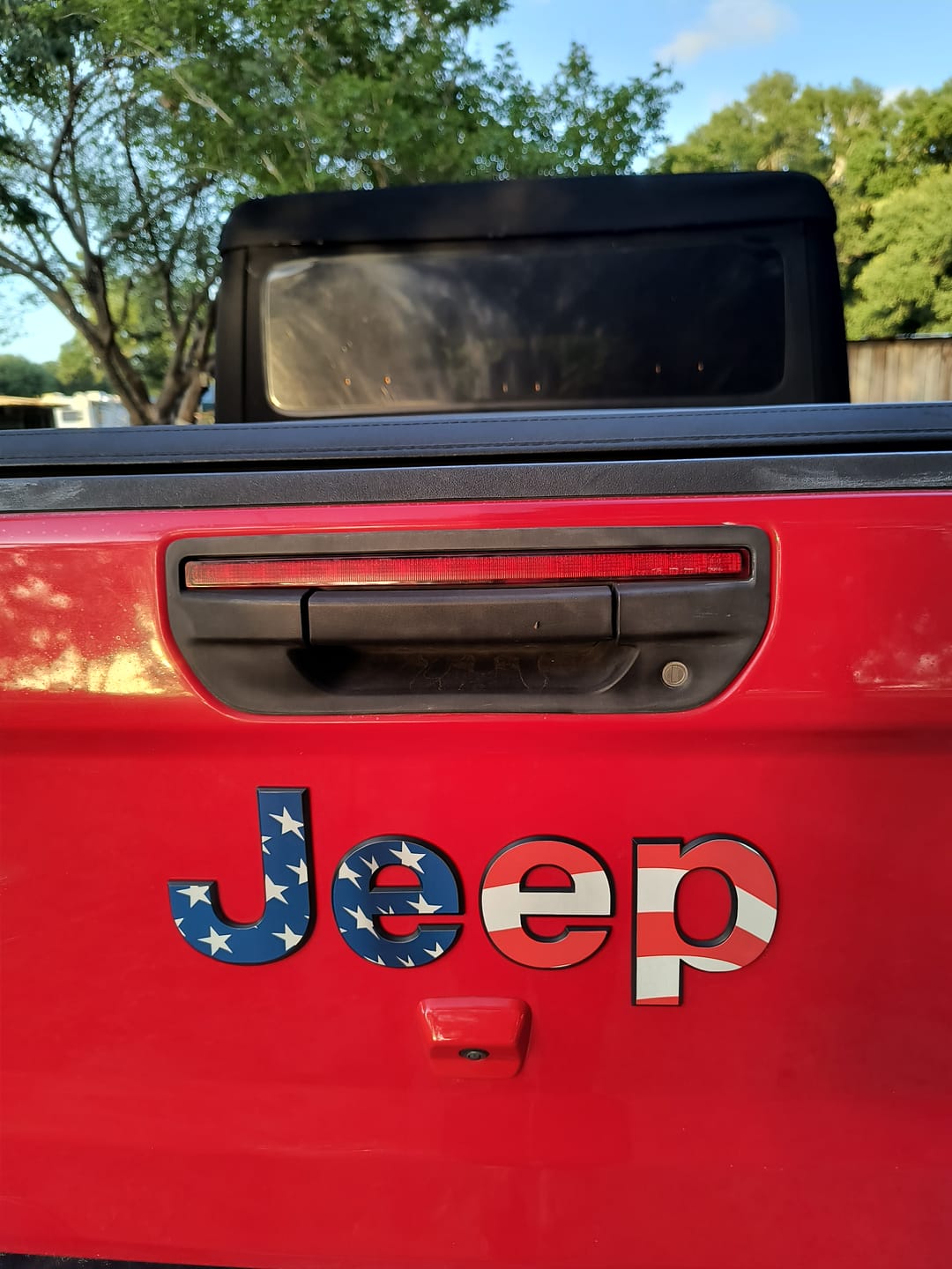 Customer photo review of JEEP Gladiator Emblem Overlay Decal Set | Fits 2020+ Jeep Gladiator