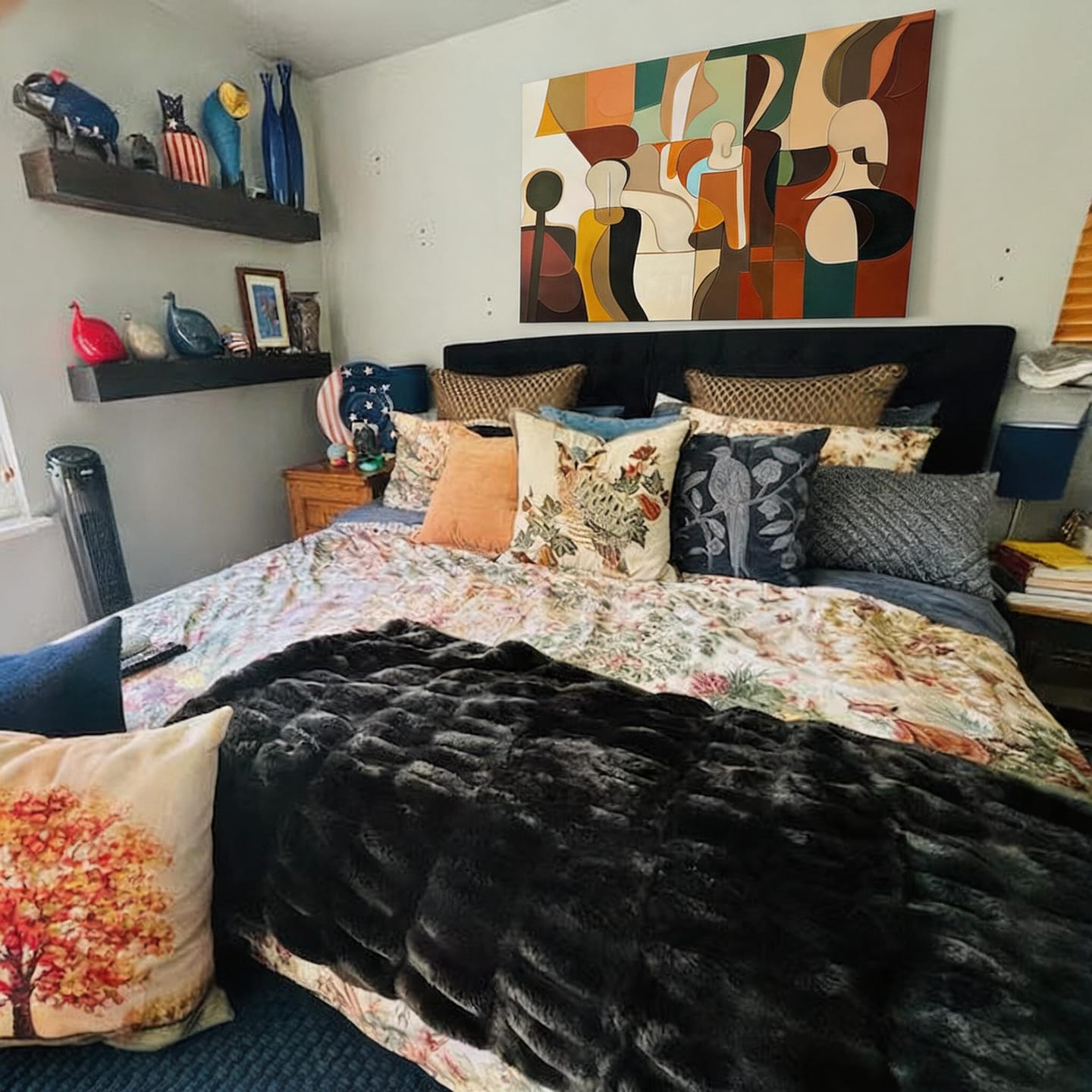 Customer photo review of Abstract Canvas Wall Art #AP292