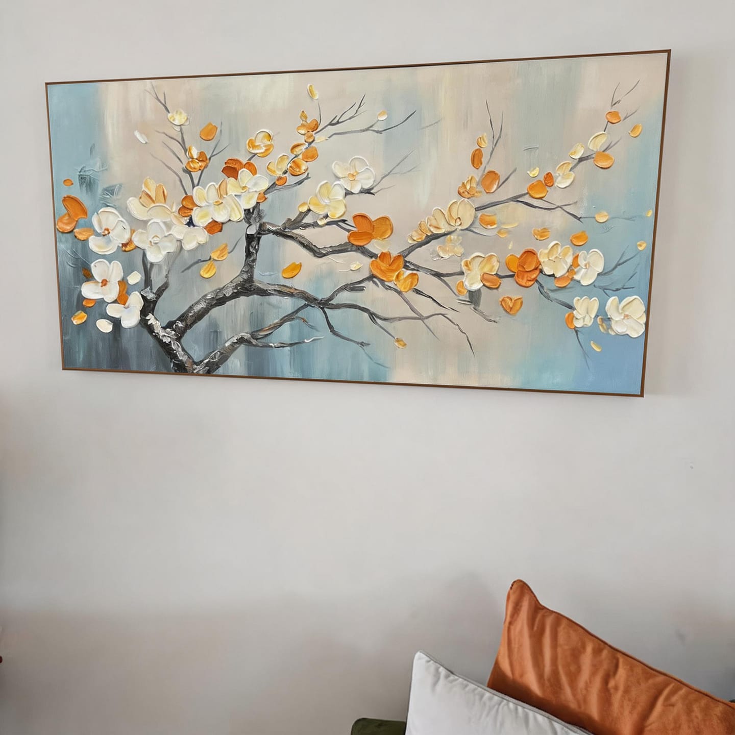 Customer photo review of Flower & Tree Textured Abstract Wall Art #SF011
