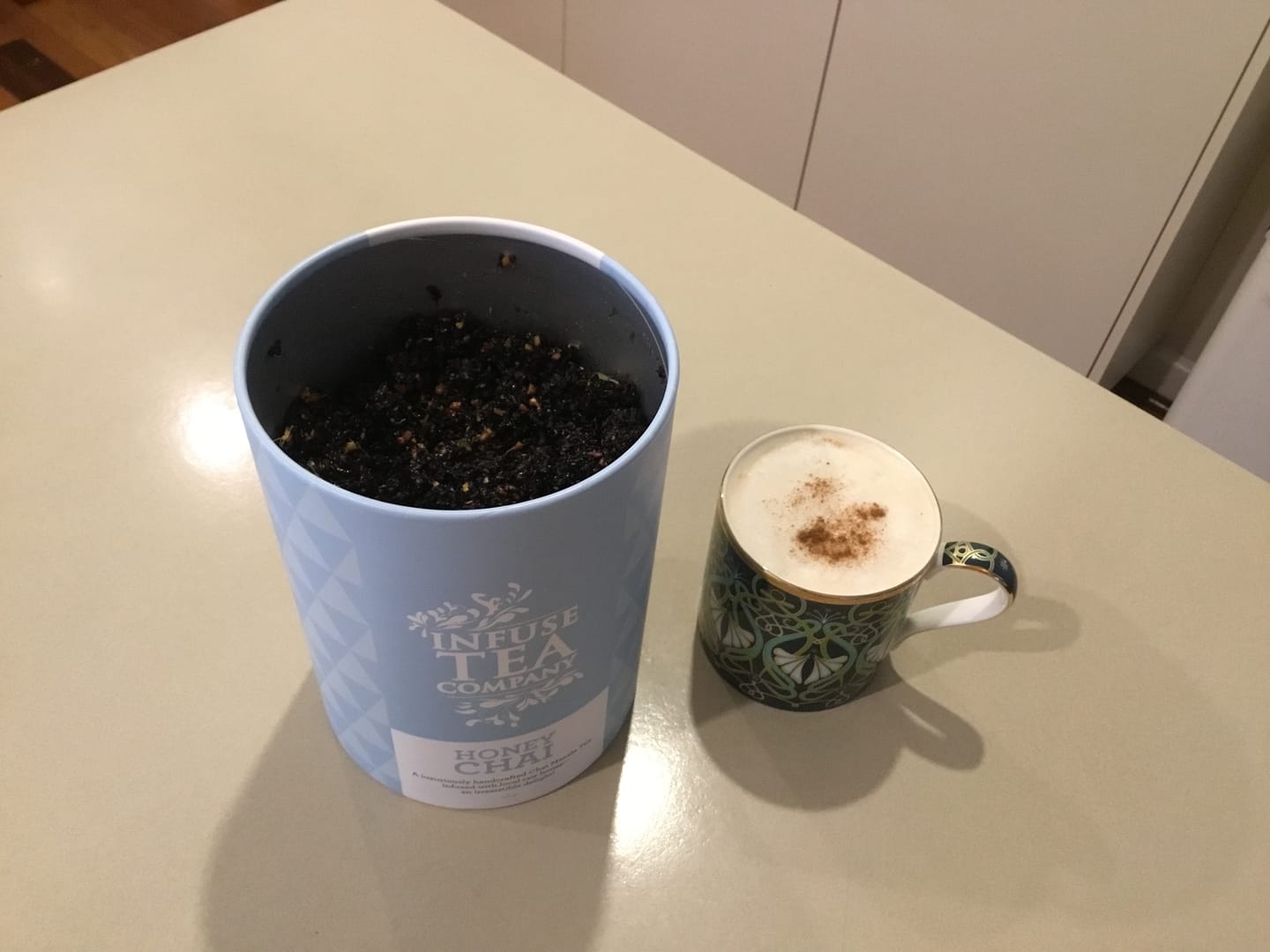 Customer photo review of Honey Chai