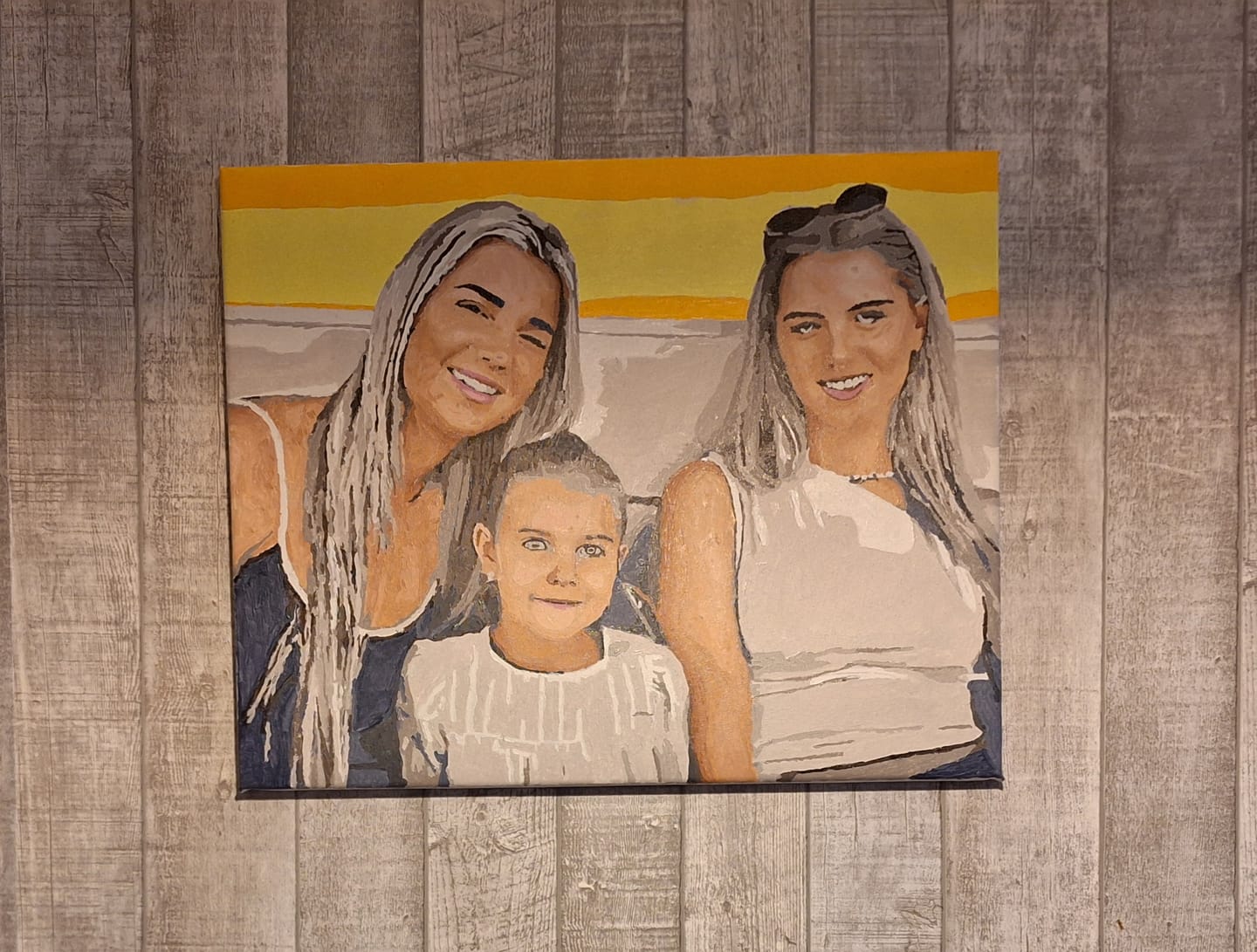 Customer photo review of Eigen Foto | Schilderen op nummer