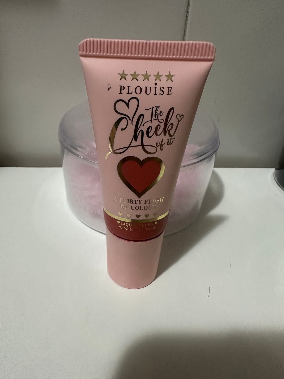 Customer photo review of The Cheek Of It Liquid Blush