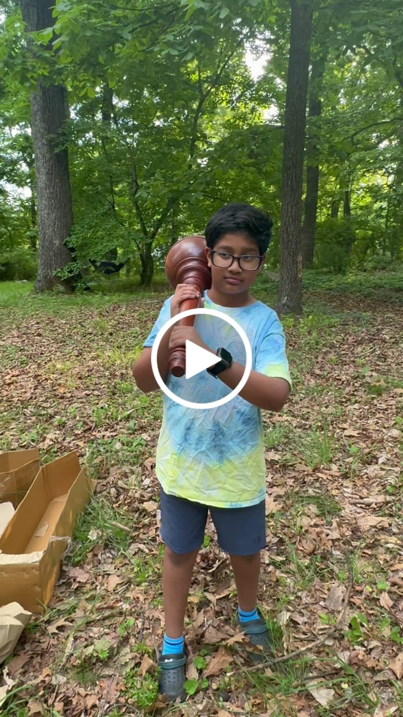 Customer video review of Indian Hanuman Gada