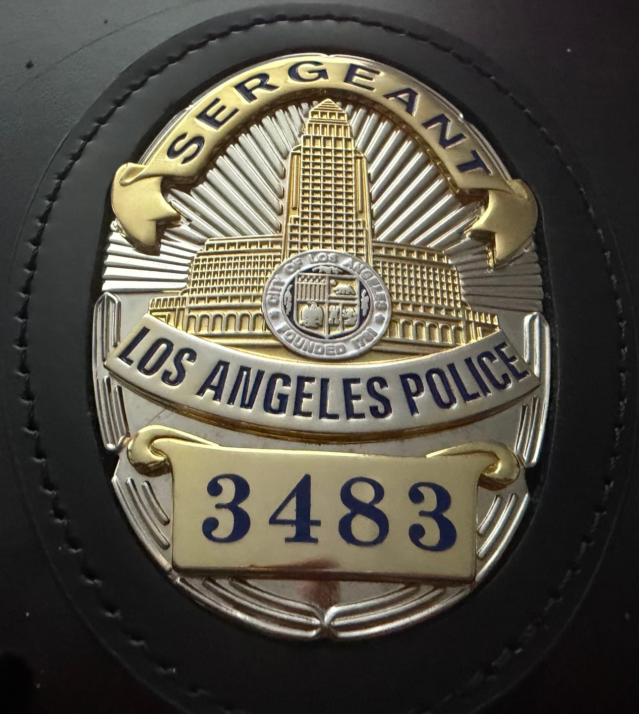 Customer photo review of Custom Badge Number Charges