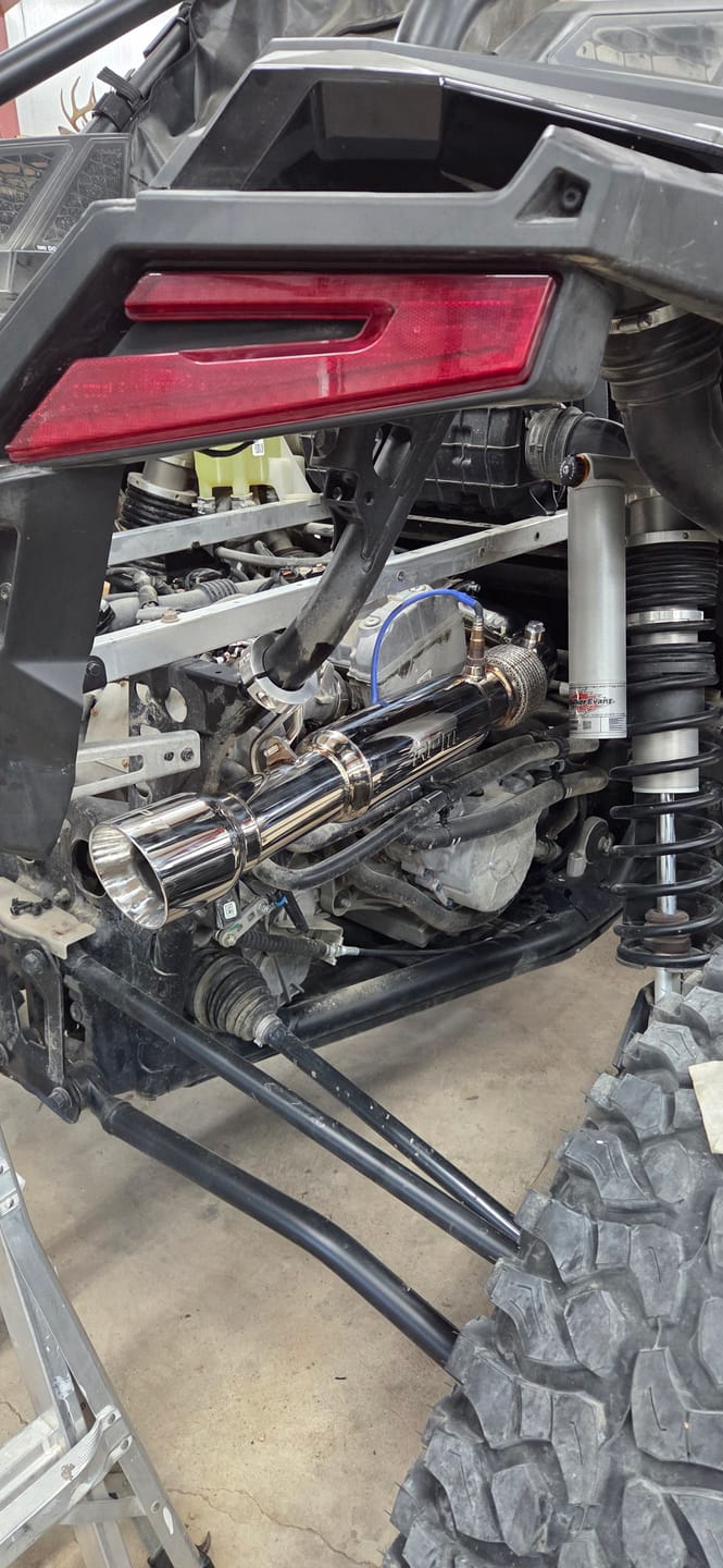 Customer photo review of RPM Turbo RZR Desert Series 3" Full Stainless Exhaust System