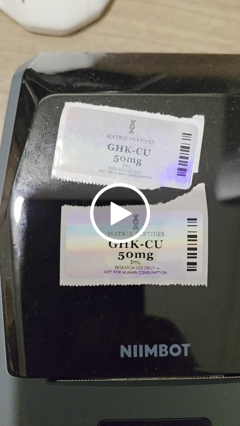 Customer video review of NIIMBOT Compatible M2 Labeling Ribbon, Replacement Refill Tapes
