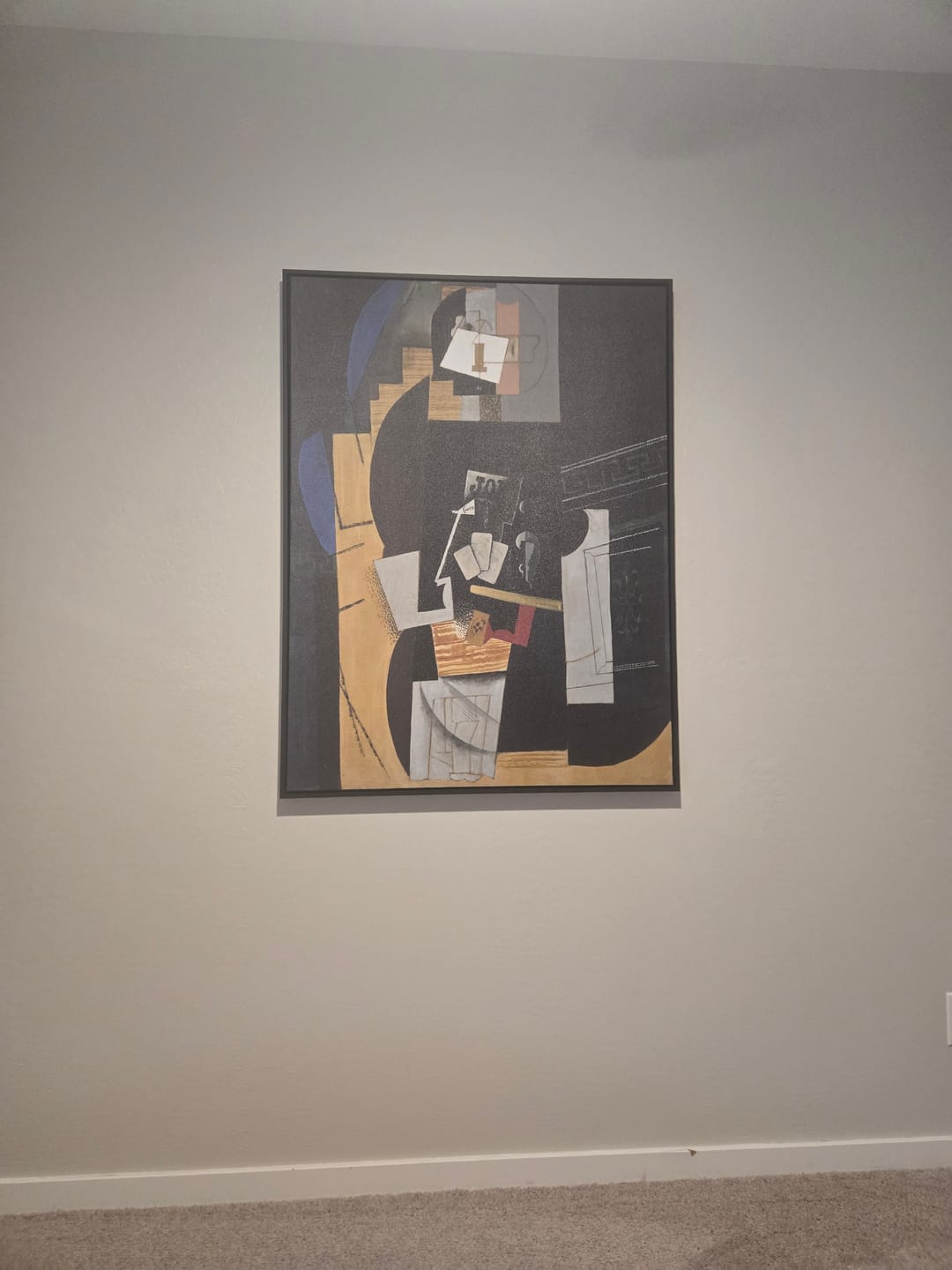 Customer photo review of Card Player 1913 by Pablo Picasso