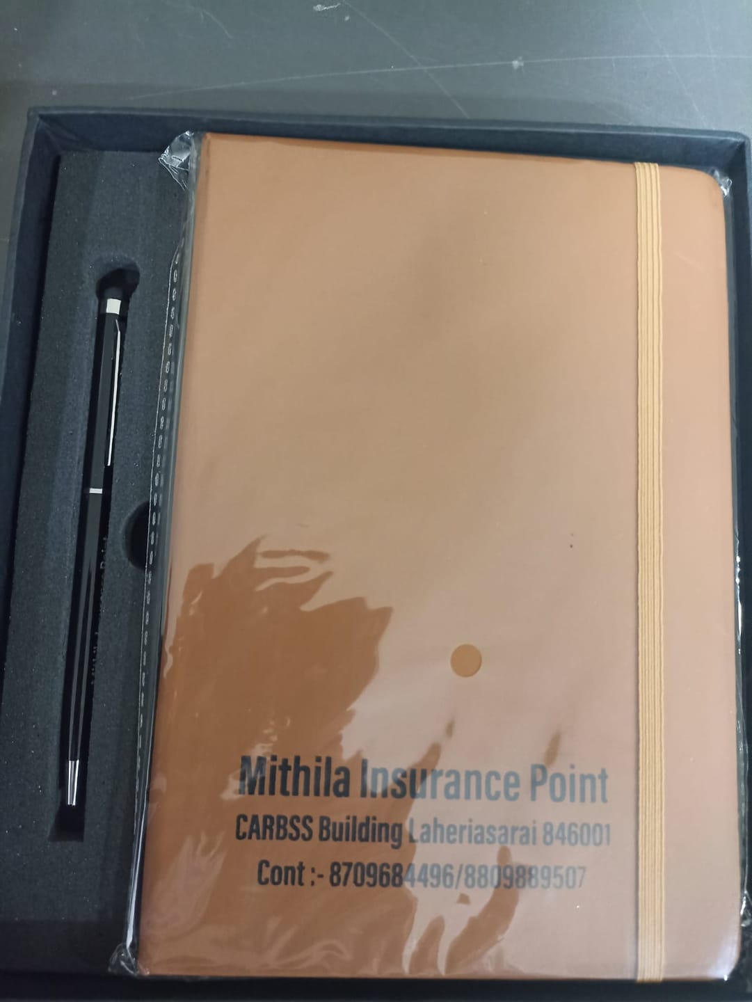 Customer photo review of 2 in 1 Diary Pen Set | Corporate Gift | PrintMine.in