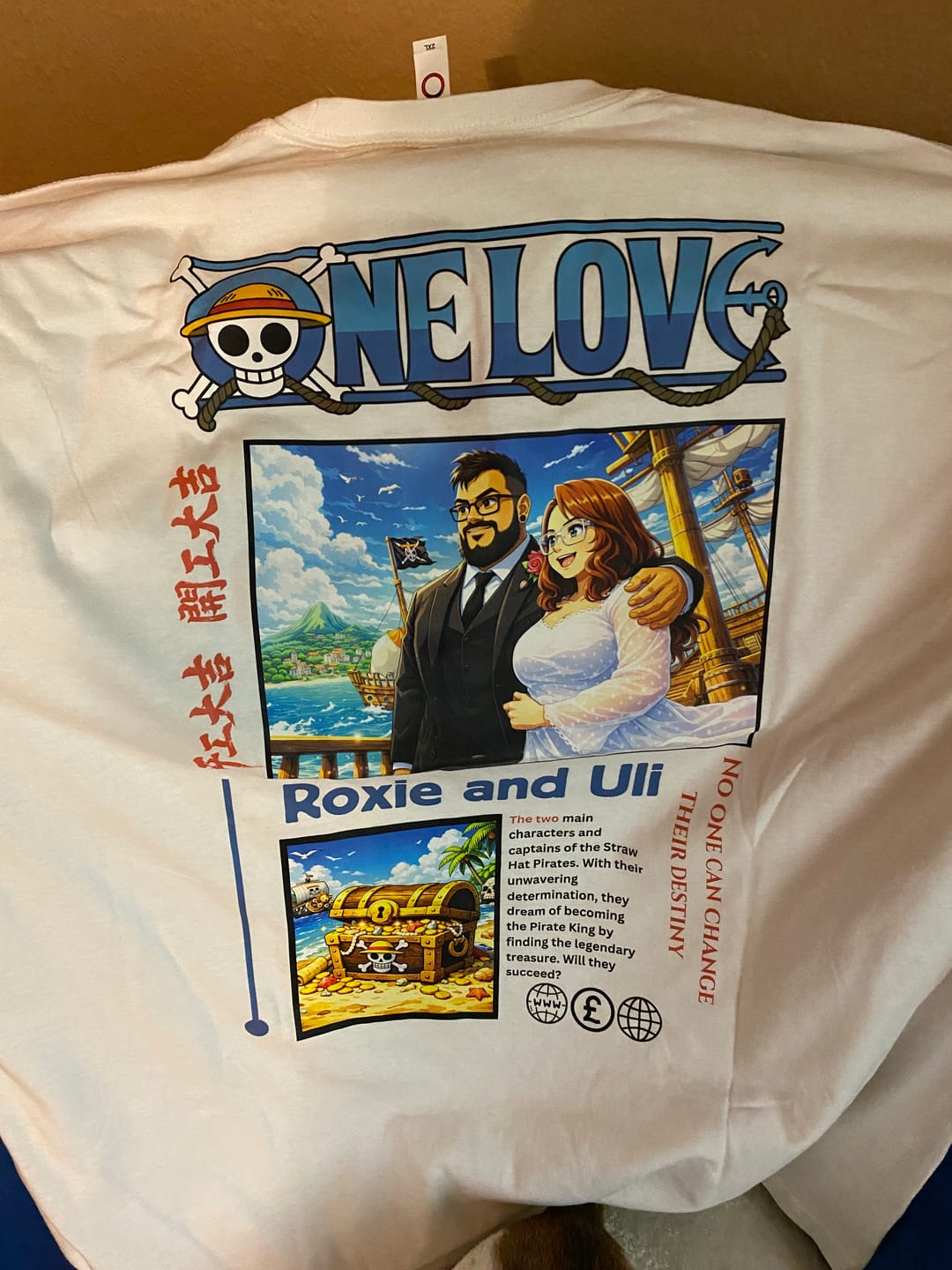 Customer photo review of ONE LOVE - custom made (upload)