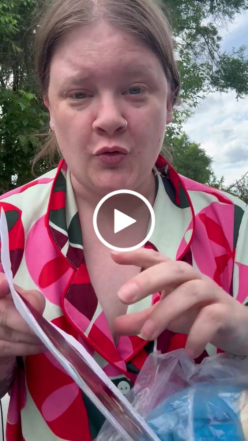 Customer video review of Sky Blue Hooded Royalty Robe With Gold Greek Key Trim