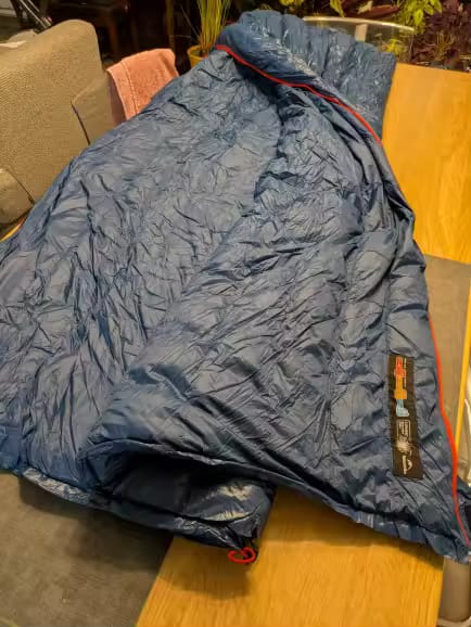 Customer photo review of 90% Gänsedaunen Schlafsack – 3-Jahreszeiten Ultraleicht Envelope-Stil