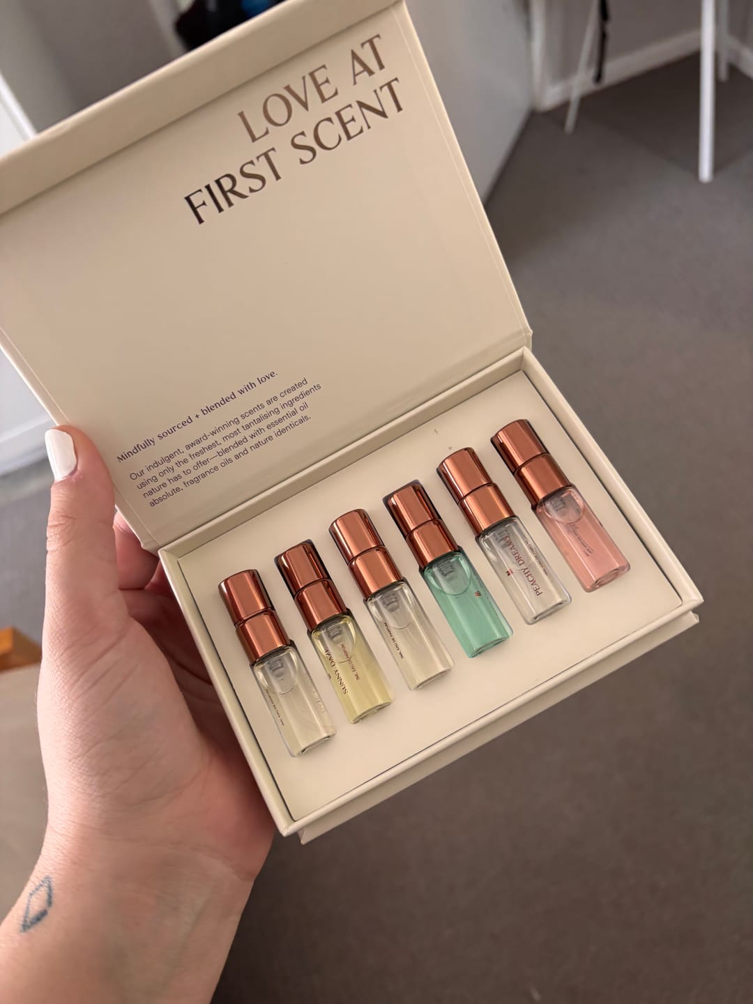 Customer photo review of Discover Your Scent Starter Pack