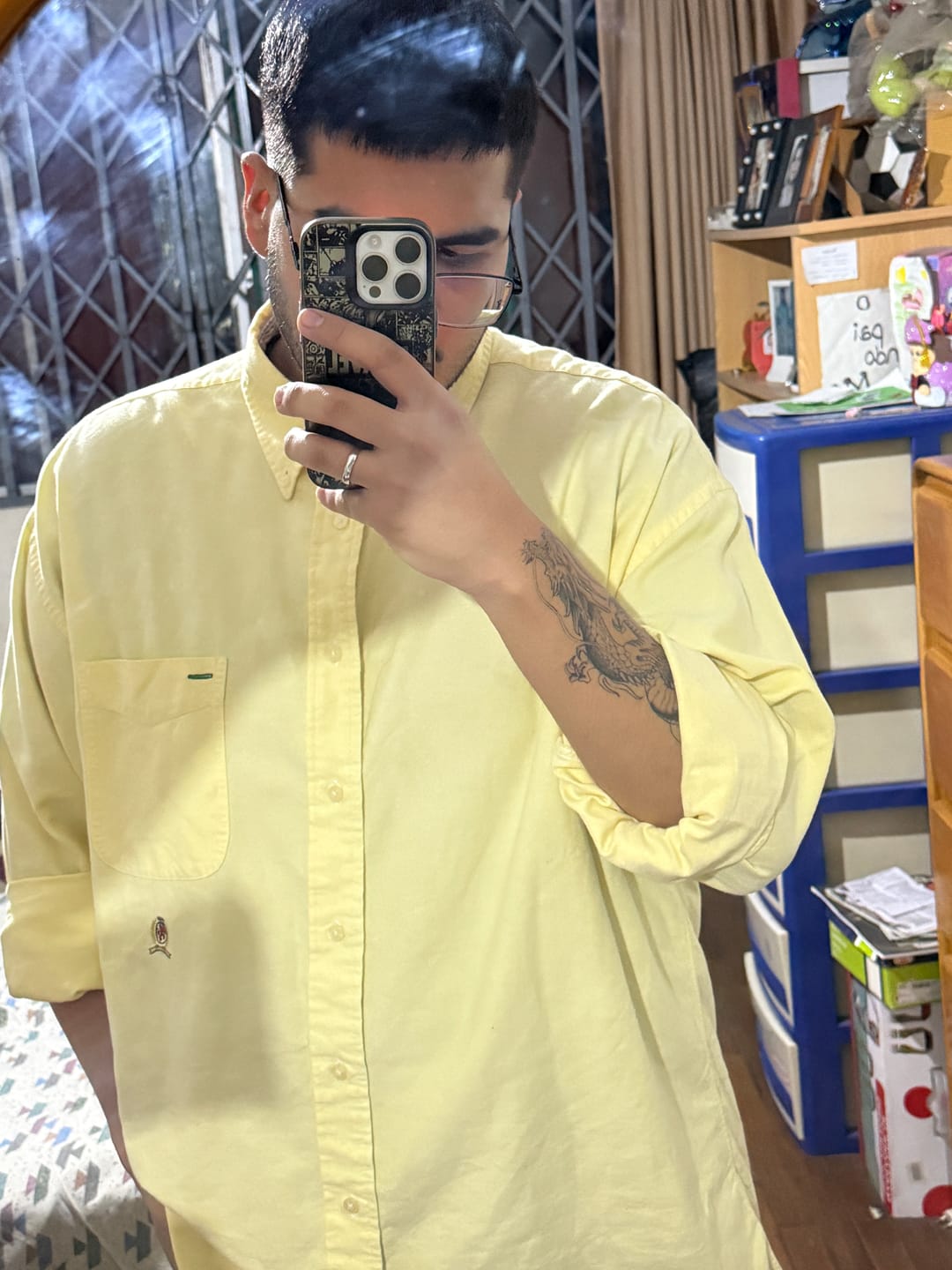 Customer photo review of 1990 Vintage Tommy Lion's Emblem Shirt (XL/XXL)