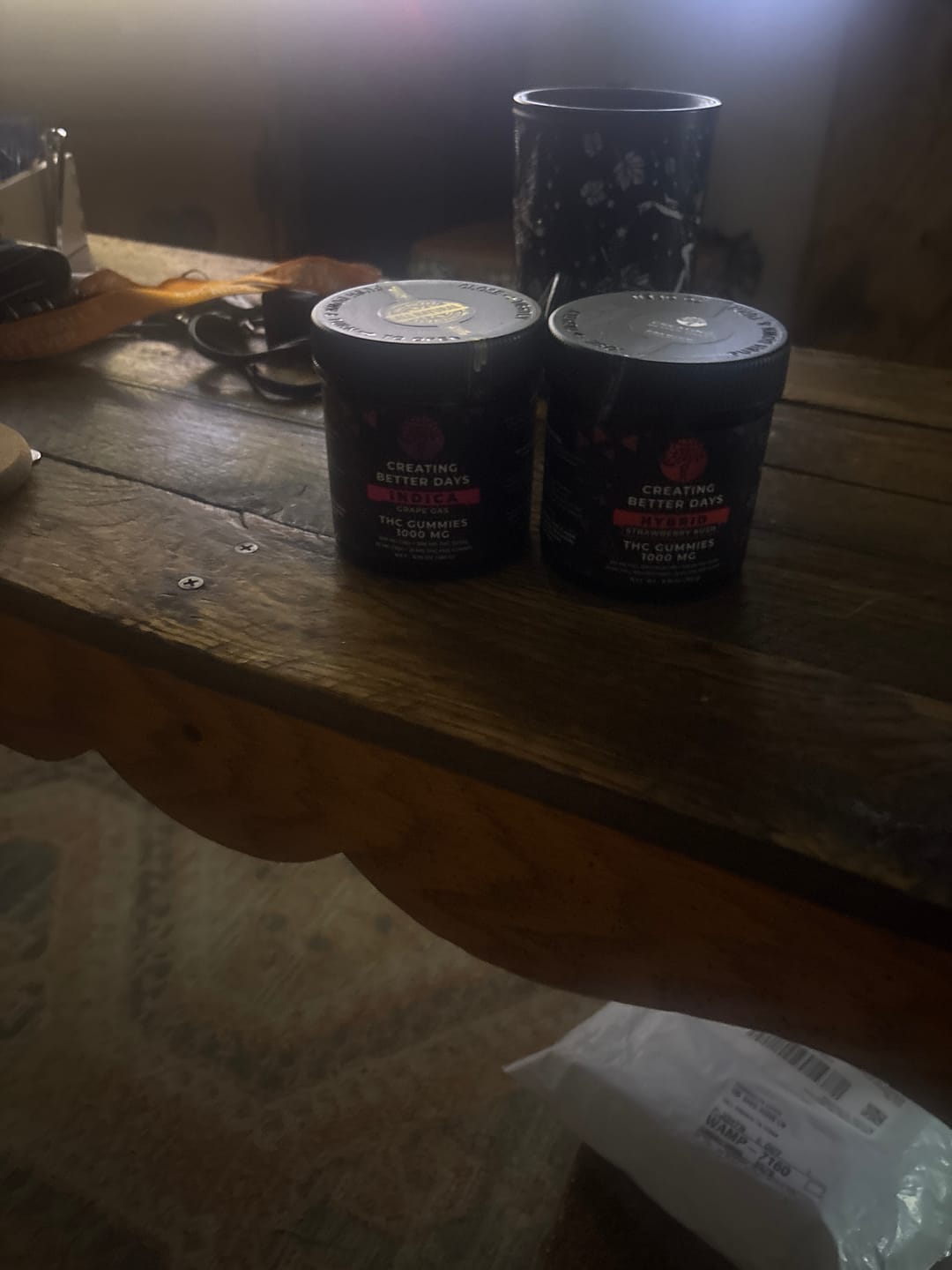 Customer photo review of Strawberry Kush Delta 9 Gummies 1000 MG
