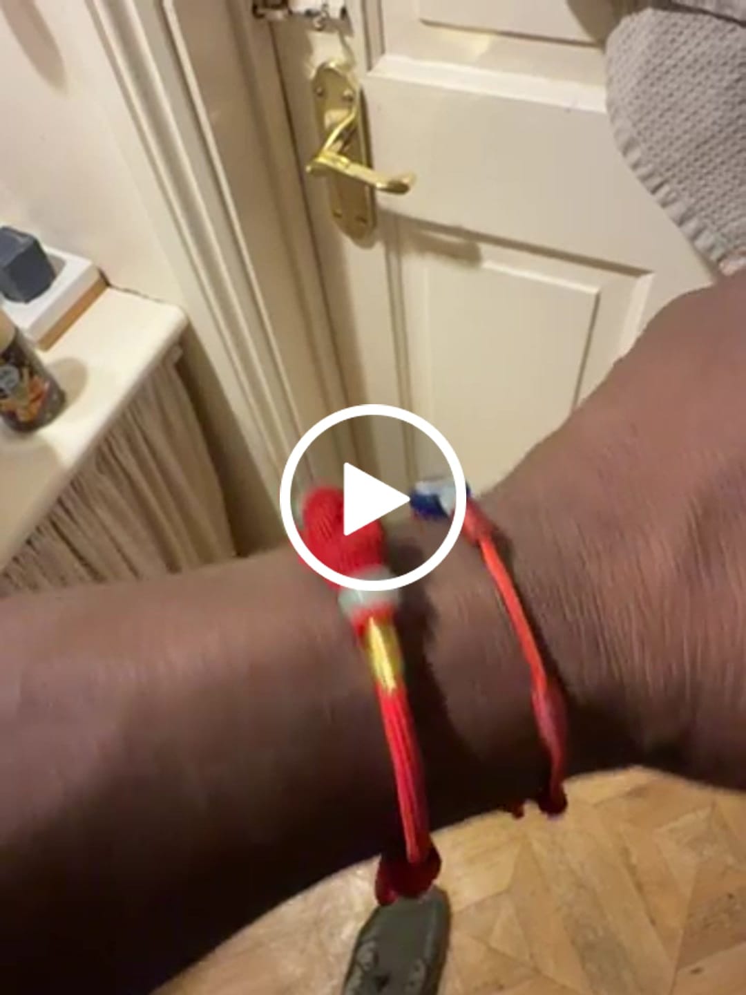 Customer video review of Buddha Stones Red String Jade Luck Fortune Knot Braided Couple Bracelet