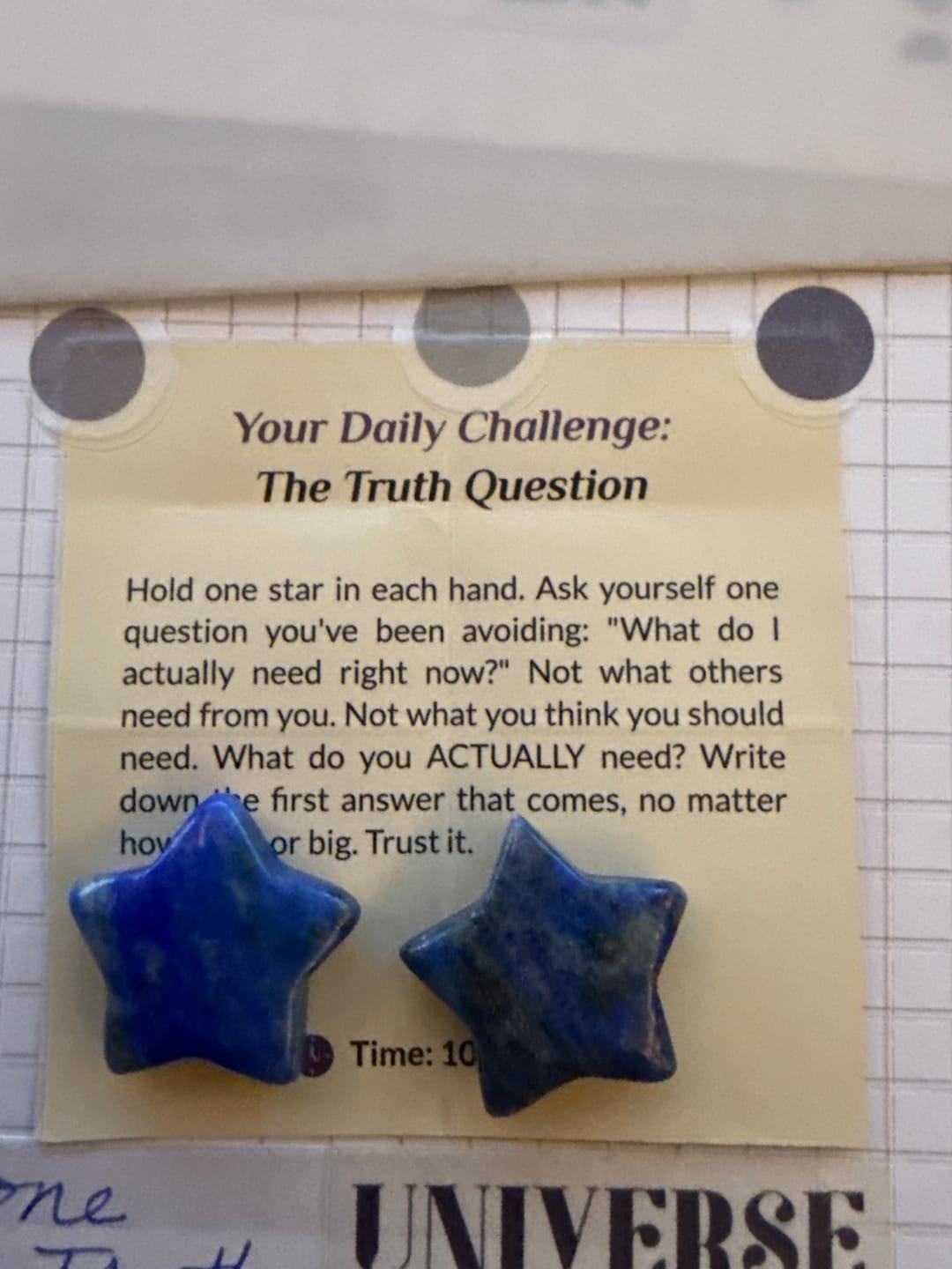 Customer photo review of 21 Days of Transformation — A Guided Ritual Experience