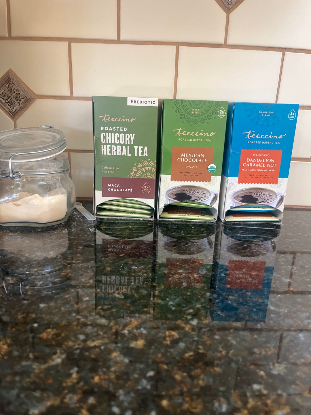Customer photo review of Mexican Chocolate Roasted Herbal Tea