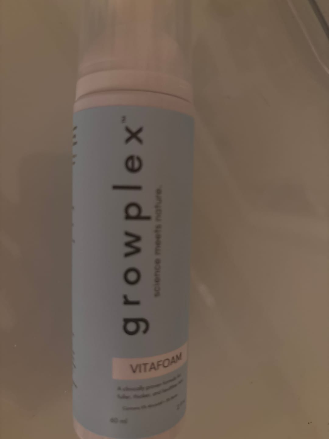 Customer photo review of VITAFOAM ™ Hair Growth Formula