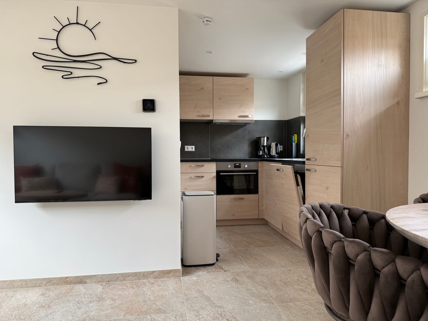 Customer photo review of Décoration Murale en Métal - Soleil (SUN.03)