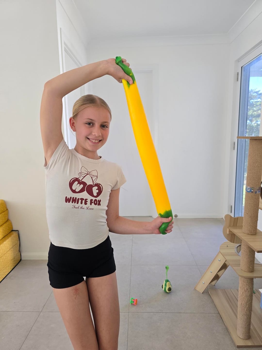 Customer photo review of Giant Durable Super Stretch Squishy Banana