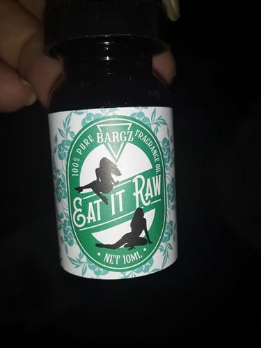 Customer photo review of Bargz Eat It Raw Fragrance Perfume Oil, Mature Fruity Scent with Sweet Awakening Effect