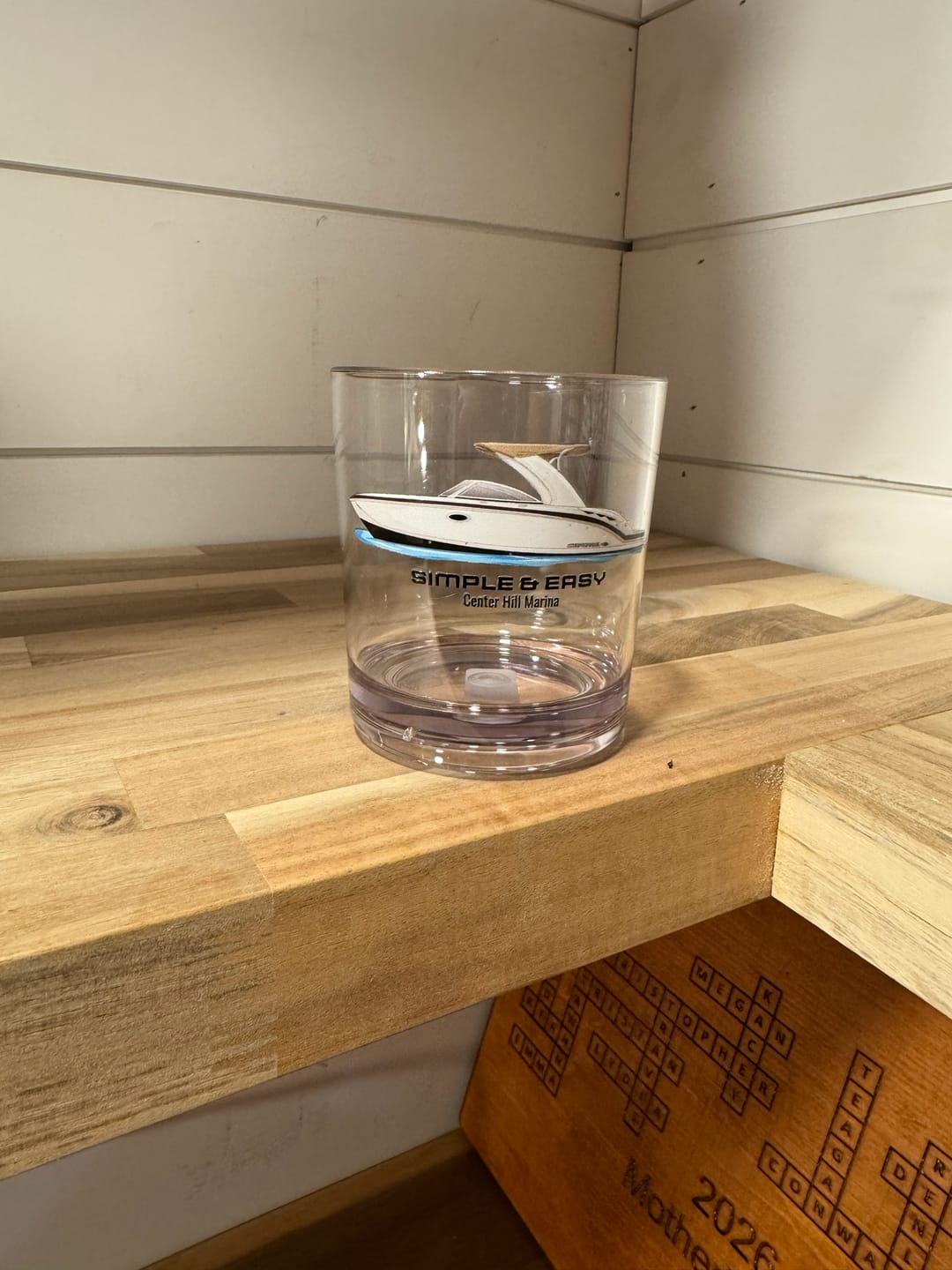 Customer photo review of Custom Plastic Rocks Glass