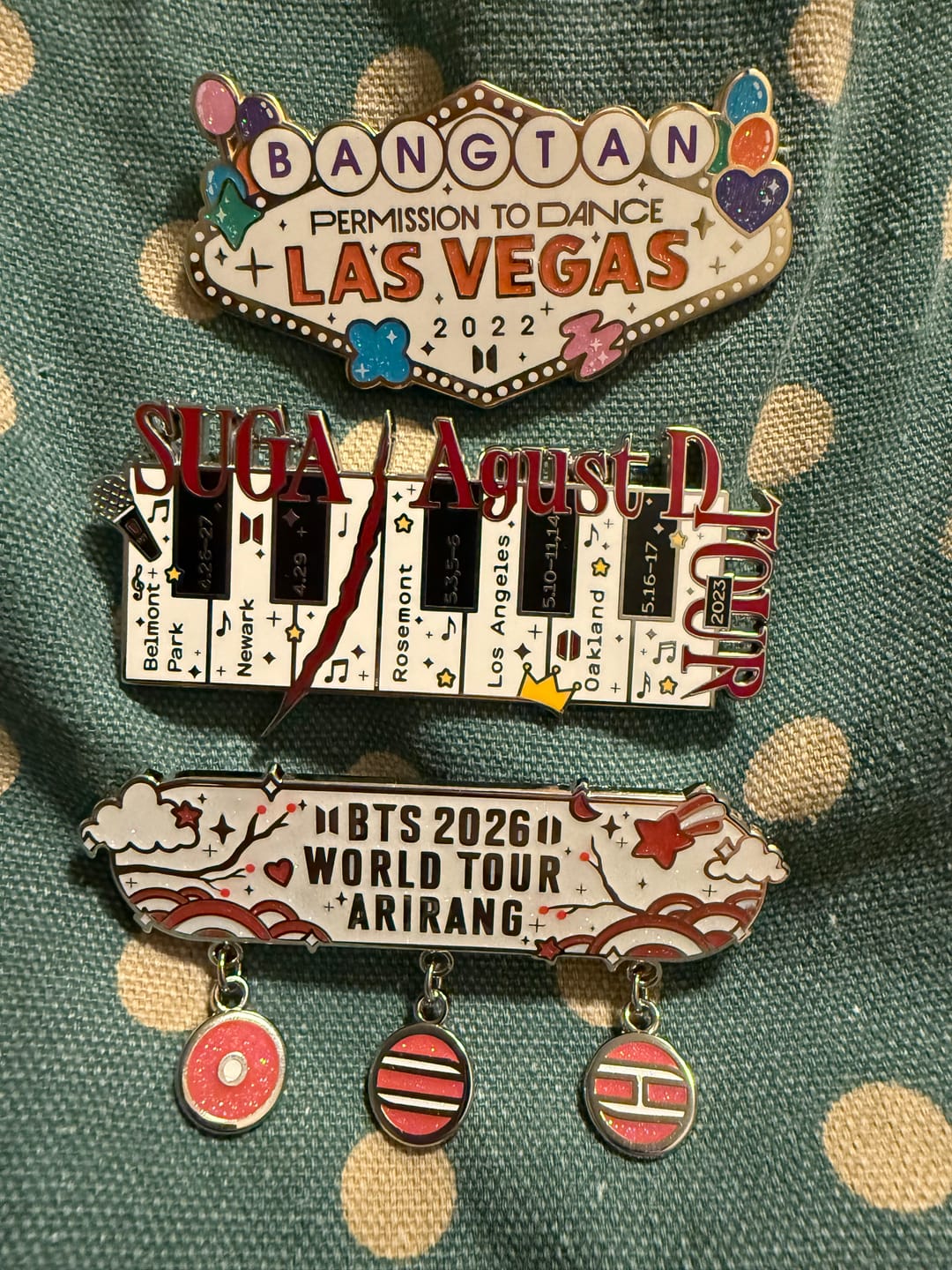 Customer photo review of BTS 2026 Arirang Tour Pin