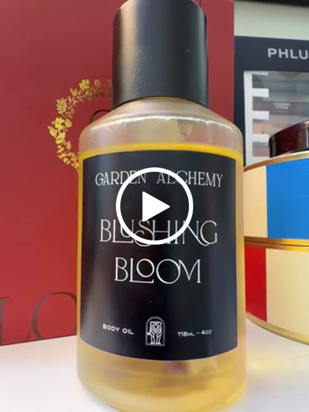 Customer video review of BLUSHING BLOOM PERFUME BODY OIL