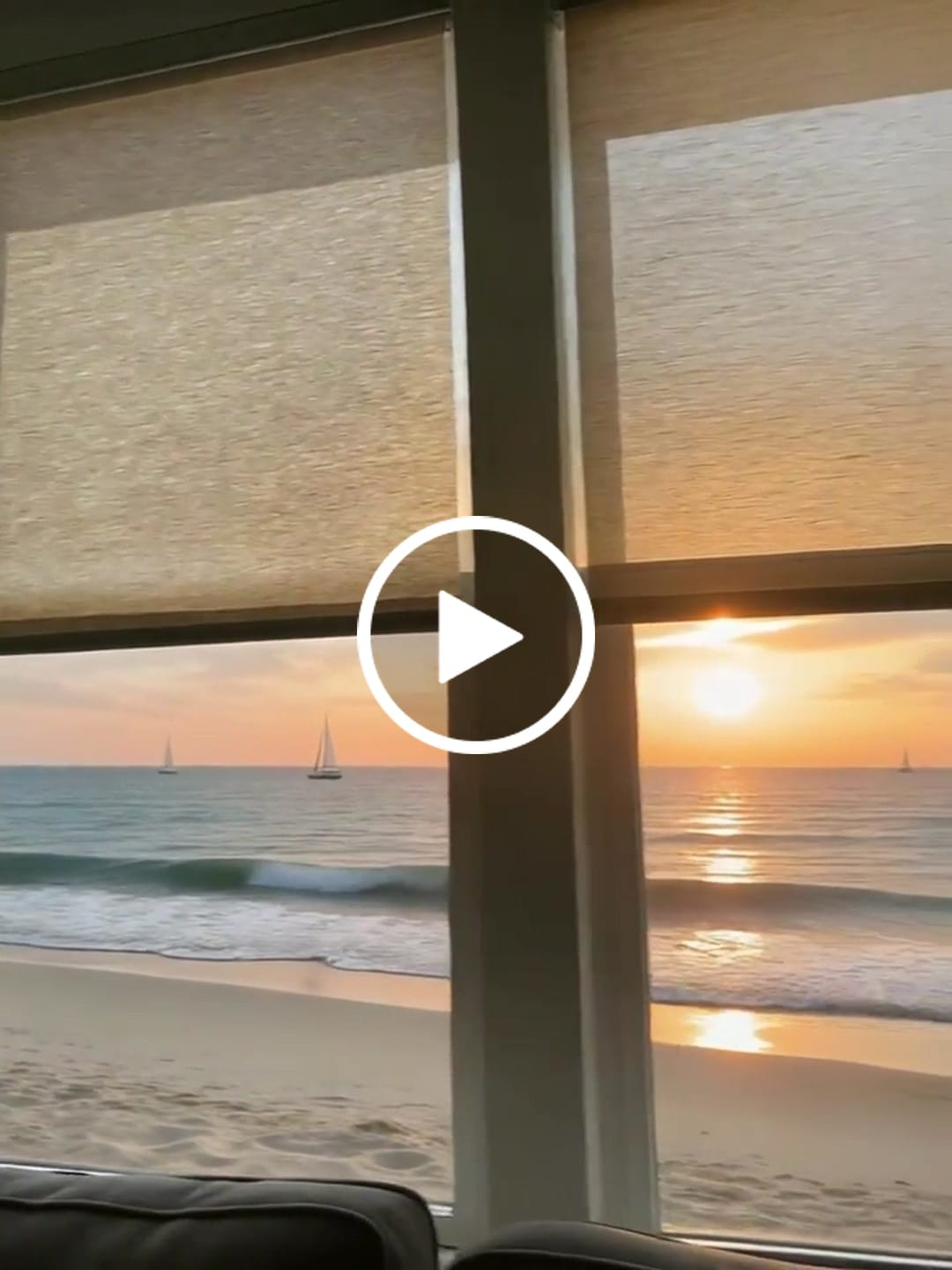 Customer video review of Smart Motorized Light Filtering Roller Shades 70% Blackout Linen Translucent