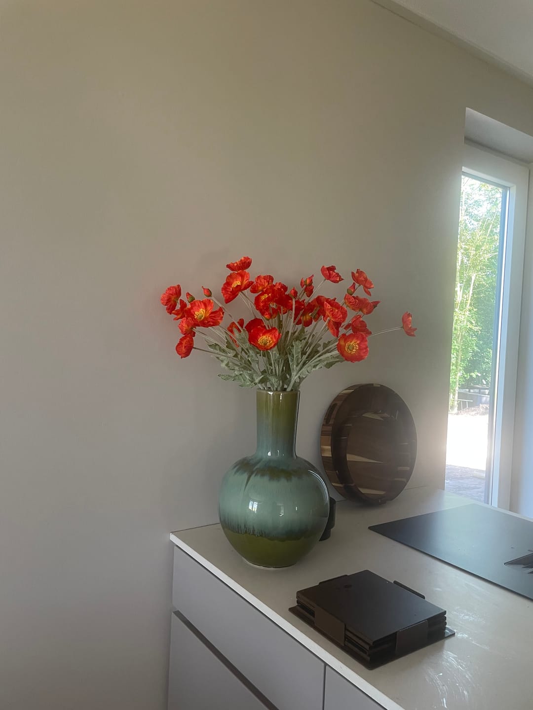 Customer photo review of Zijden Klaprozen - Oranje