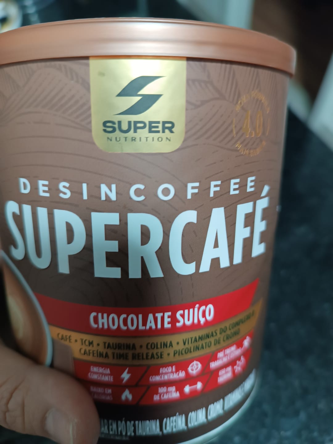 Customer photo review of Compre 1 Leve 2 Supercafé Chocolate Suíço