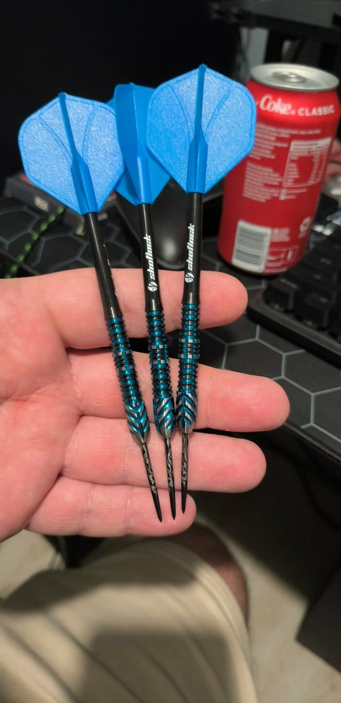 Customer photo review of Shot - Airfoil Moulded - Big Wing Dart Flights
