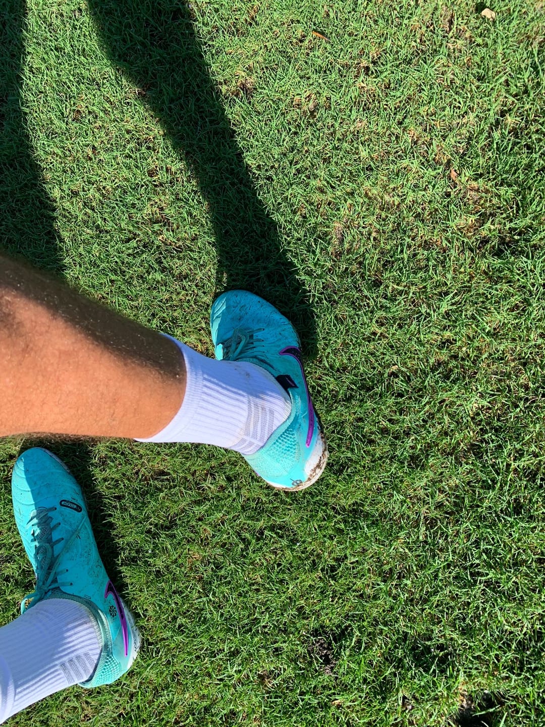 Customer photo review of Teqnigrip Crew Sock