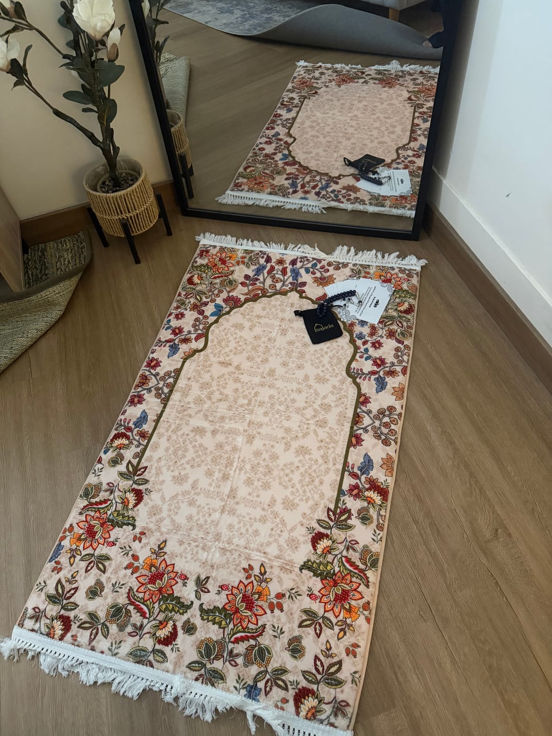 Customer photo review of Barakah Padded Prayer Mat