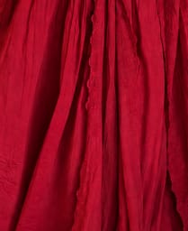 Customer photo review of Elegant Wine Red Anarkali Suit Set with Dupatta