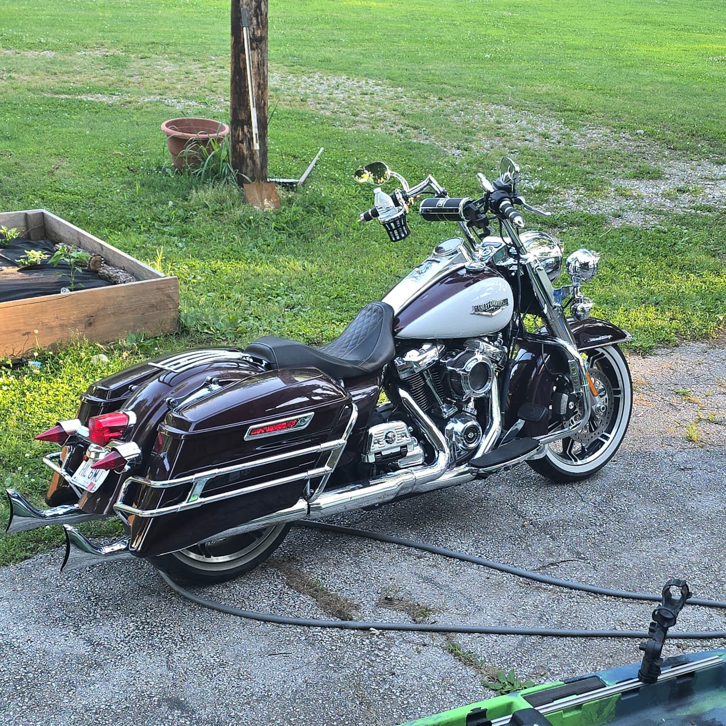 Customer photo review of Harley Davidson Screw in Lenses - Big Burner / Chrome / Red
