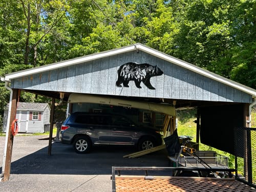 Customer photo review of Bear - Metal Wall Art